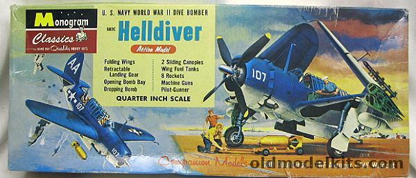Monogram 1/48 US Navy WWII SB2C Helldiver Dive Bomber, 85-0069 plastic model kit
